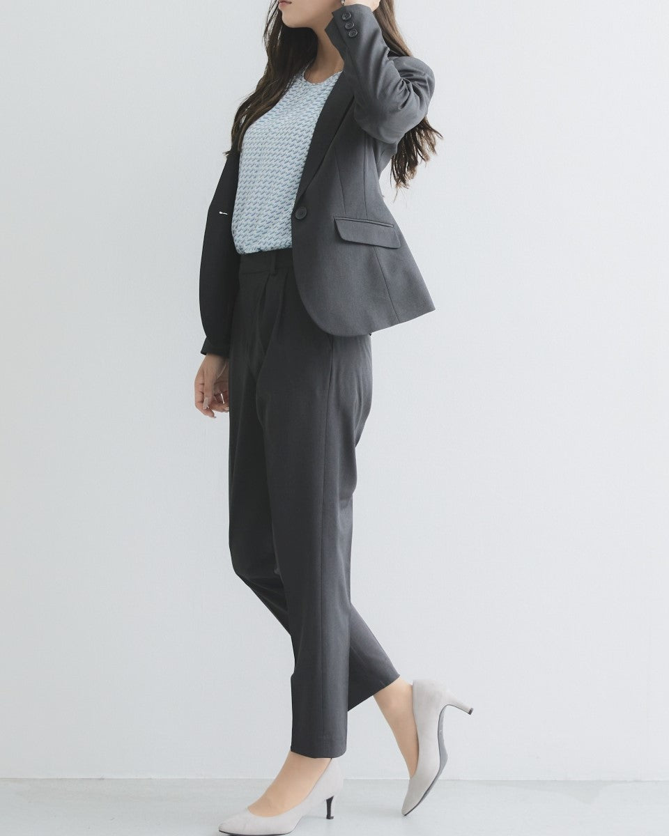 洗える3点セットスーツ ─ジャケット+スカート+パンツ─