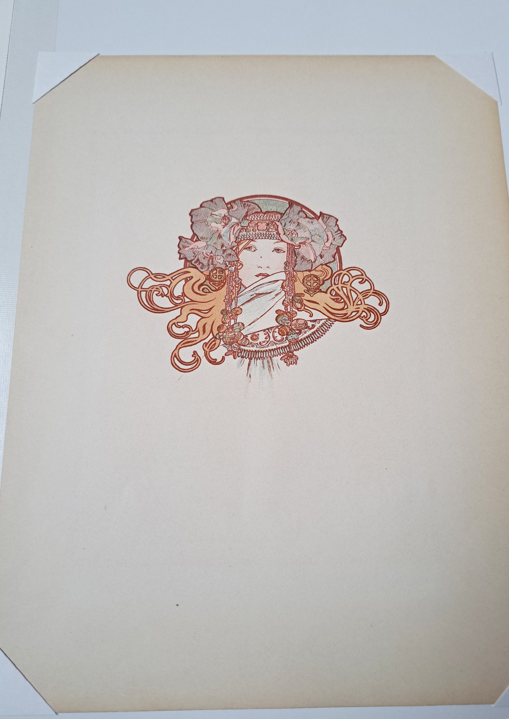 アルフォンス・ミュシャ ≪王女イルゼの肖像≫『トリポリの姫君イルゼ