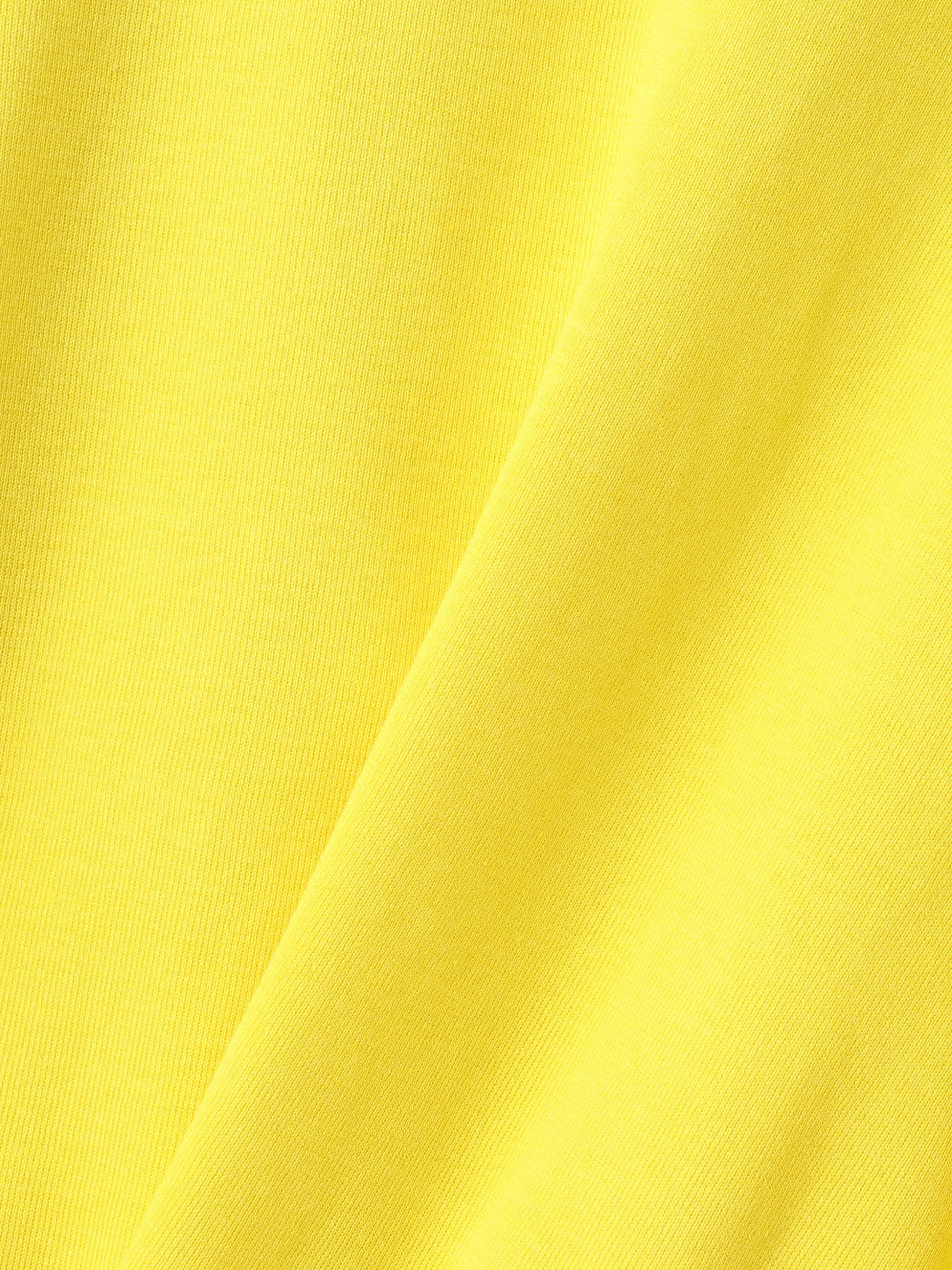 シルク コットン ハイゲージ ニット プルオーバー（イエロー/ブルー