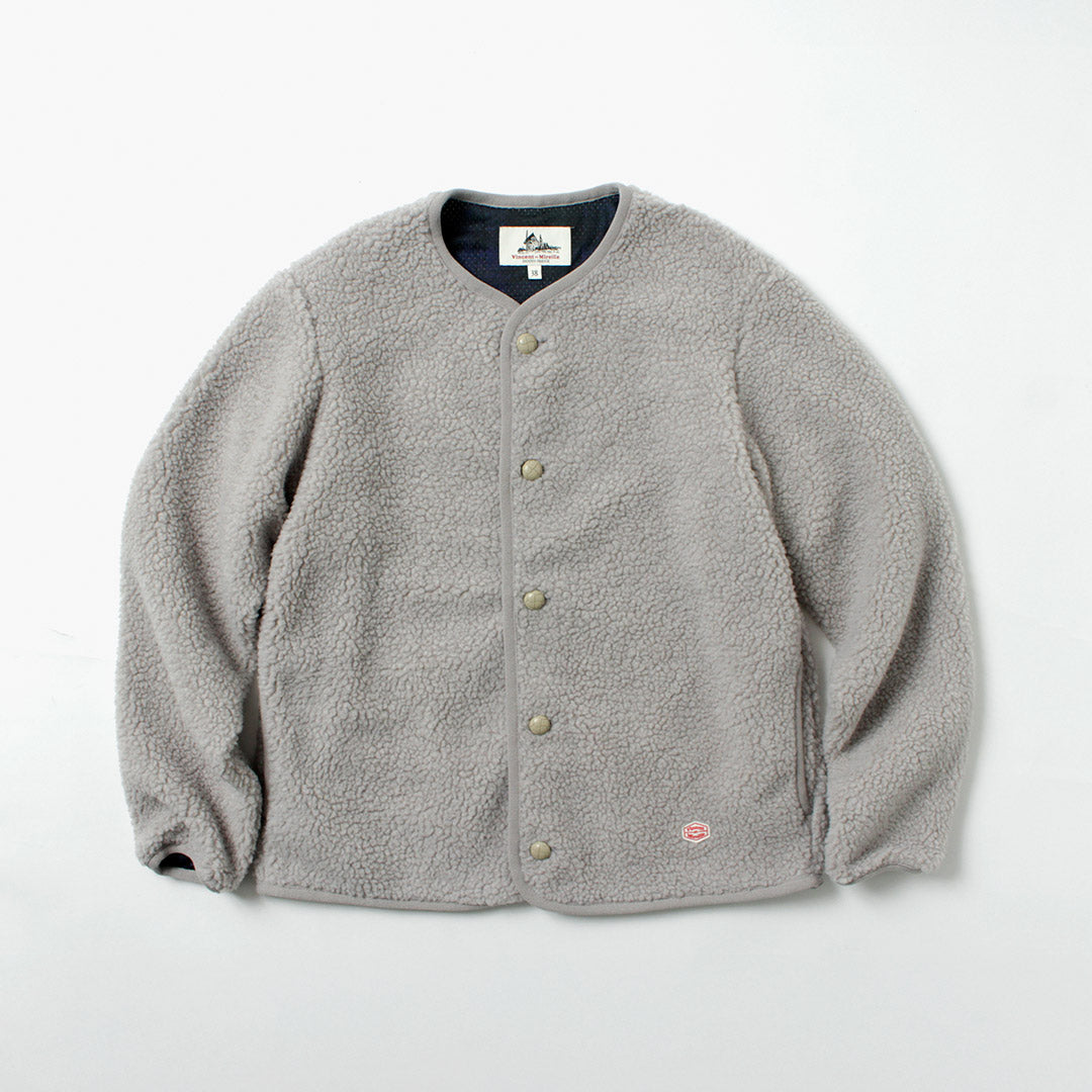 VINCENT ET MIREILLE（ヴァンソン エ ミレイユ） ボア カーディガン