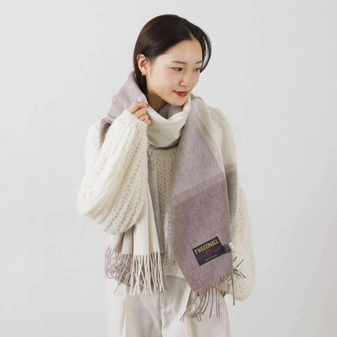 20％OFF】TWEED MILL（ツイードミル） 71×210 ラムウール ニーラグ