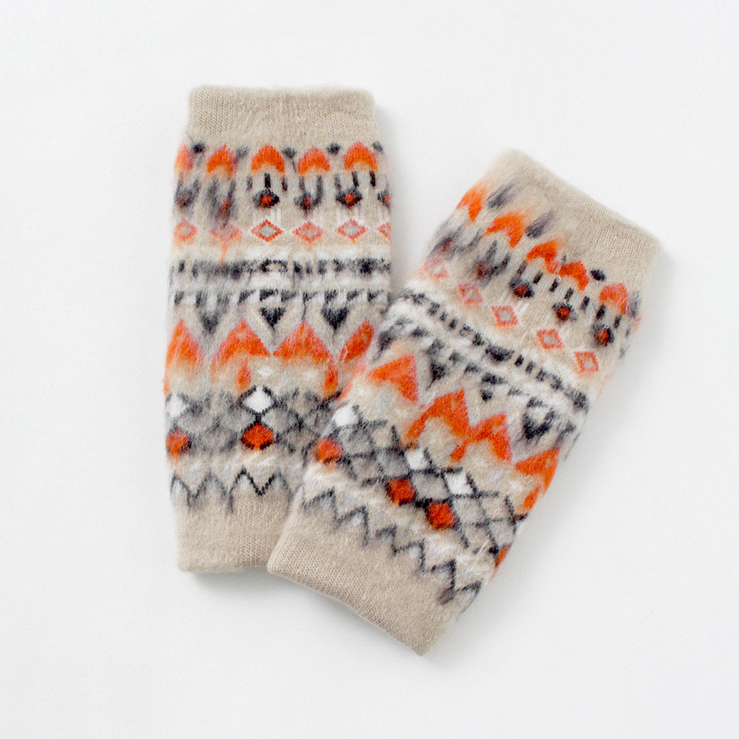 meri ja kuu（メリヤクー） フェアアイル レッグ＆アームカバー 編む