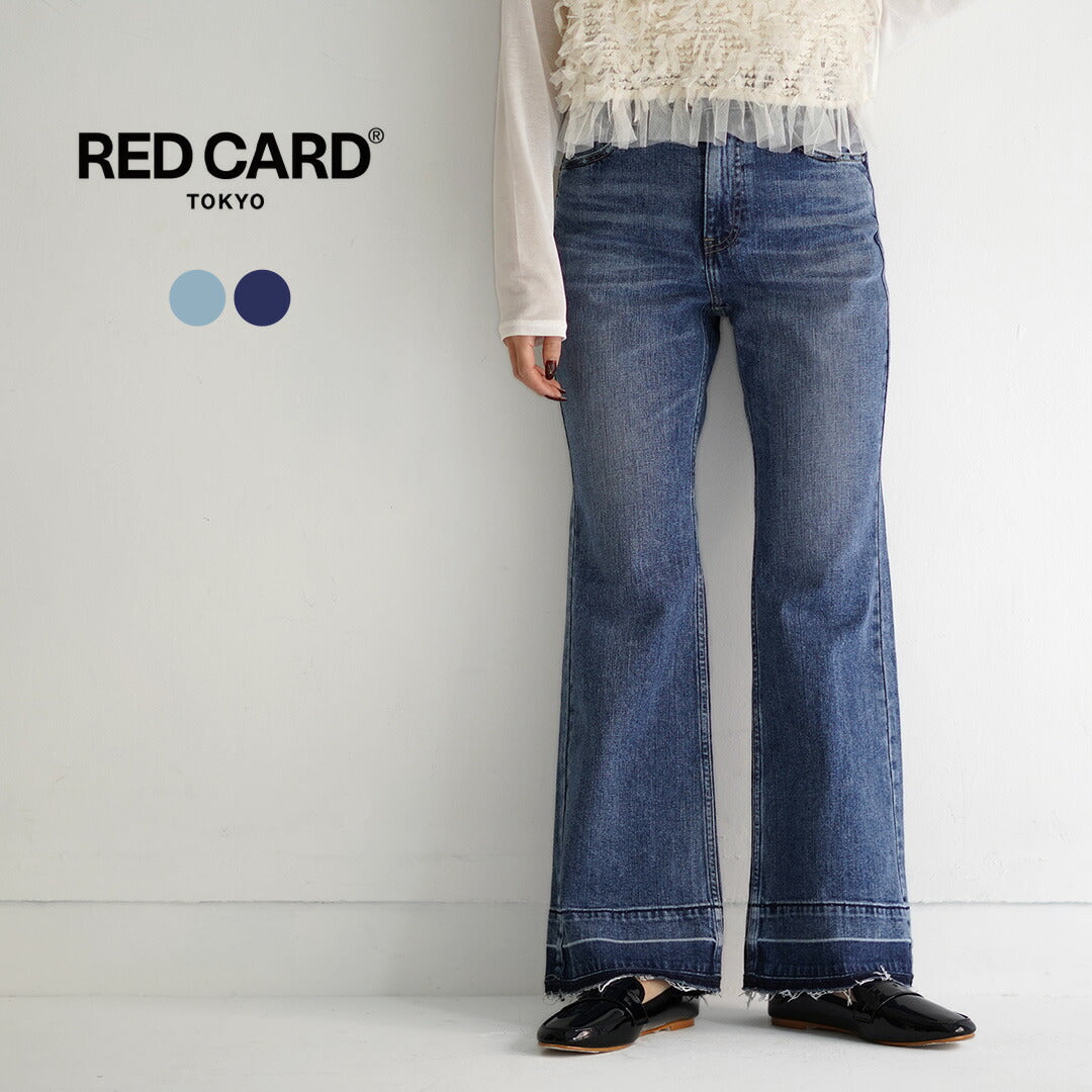 RED CARD（レッドカード） Peace ルーズフレア ピース / デニムパンツ