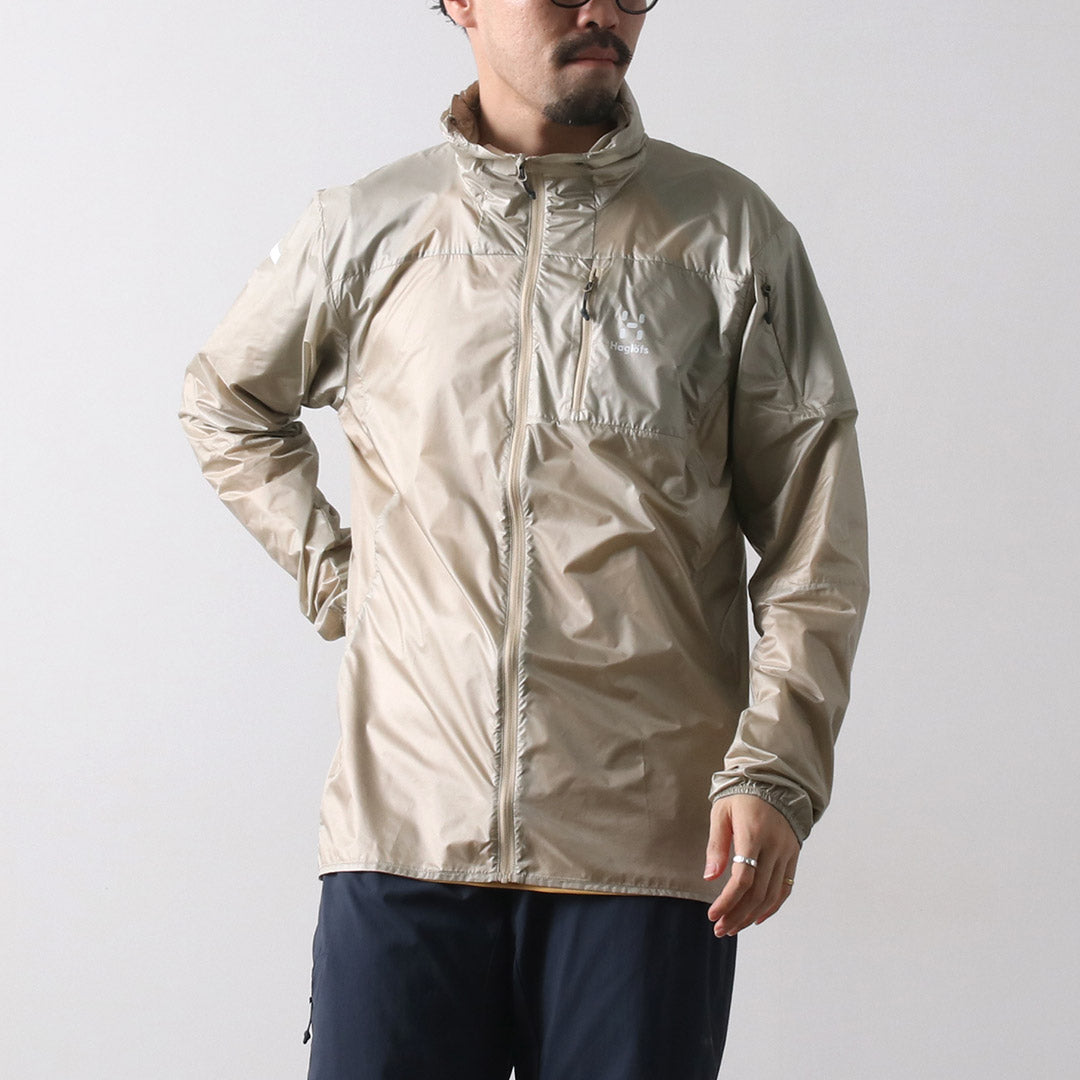 HAGLOFS（ホグロフス） リム シールド フード / メンズ ウインド