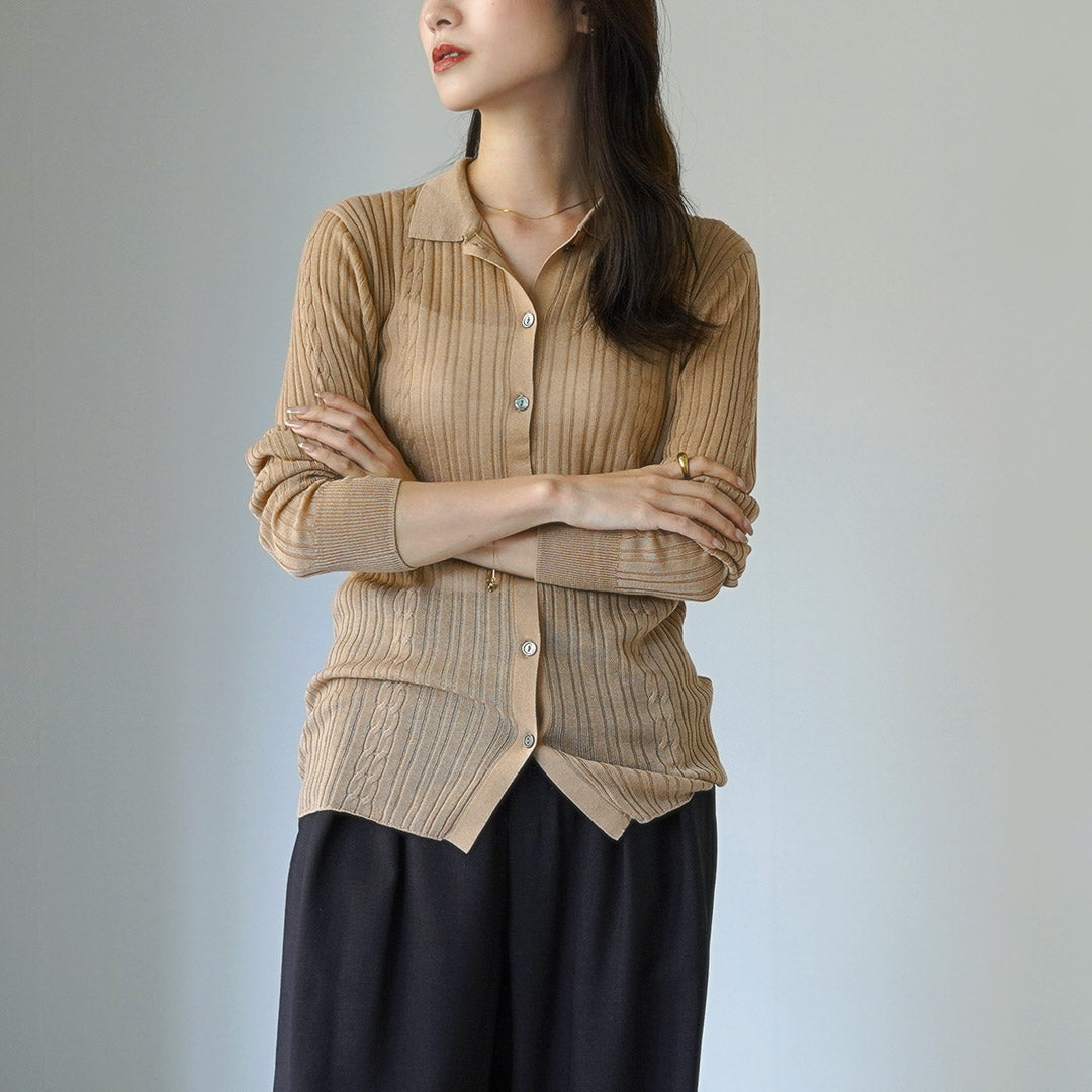 SHINZONE（シンゾーン） SHEER KNIT CARDIGAN 24AMSNI08 / レディース