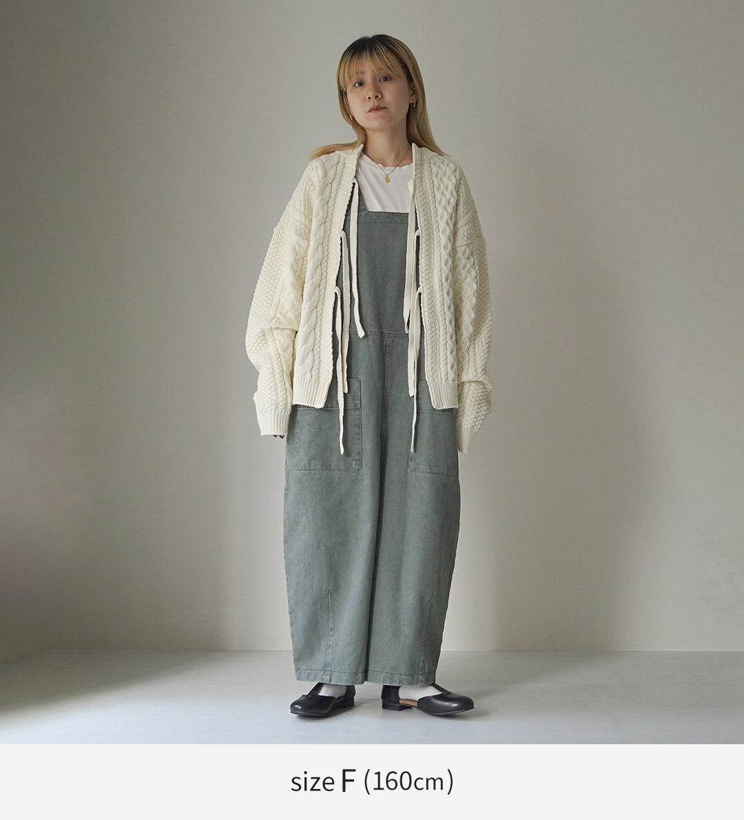 TUMUGU（ツムグ） ピグメント コットンツイル 2WAY サロペット