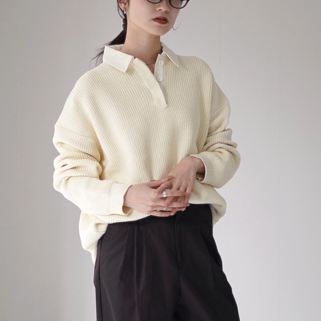 ETRE TOKYO（エトレトウキョウ） 1225111024-0 ラガーシャツニット