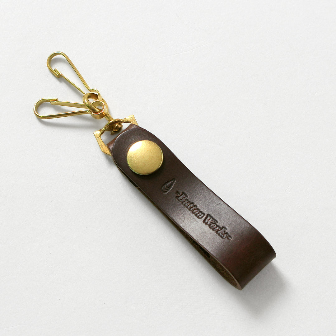 BUTTON WORKS（ボタンワークス） クロムエクセル レザーキーホルダー