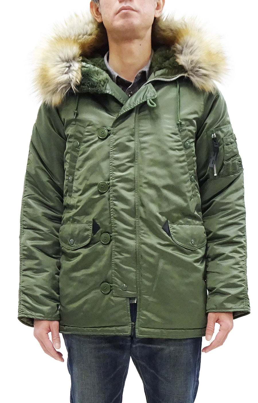 Alpha Industries N-3B Parka 20094 Men's Modern Fit Military