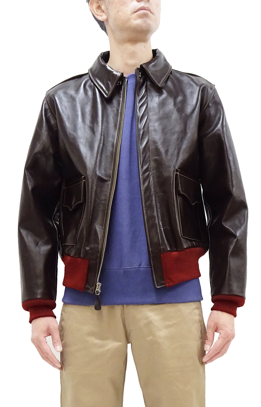 Buzz Rickson A-2 Flight Jacket Men's Reproduction of Aero Leather