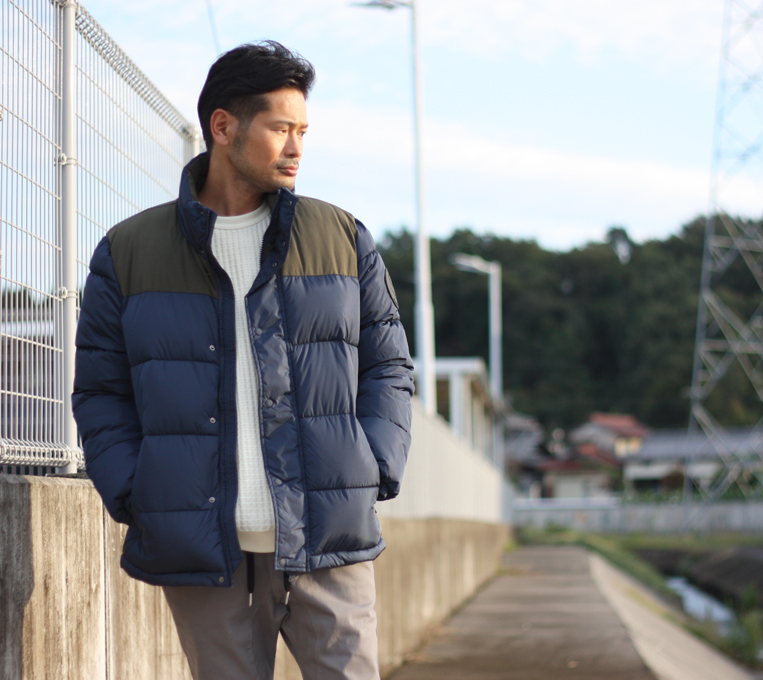 CHECK INSULATED SHIRT NAVY 窪塚着用