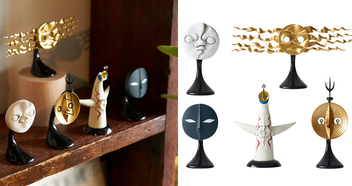 太陽の塔の全ての顔が海洋堂クオリティでミニフィギュアに「太陽の塔 4