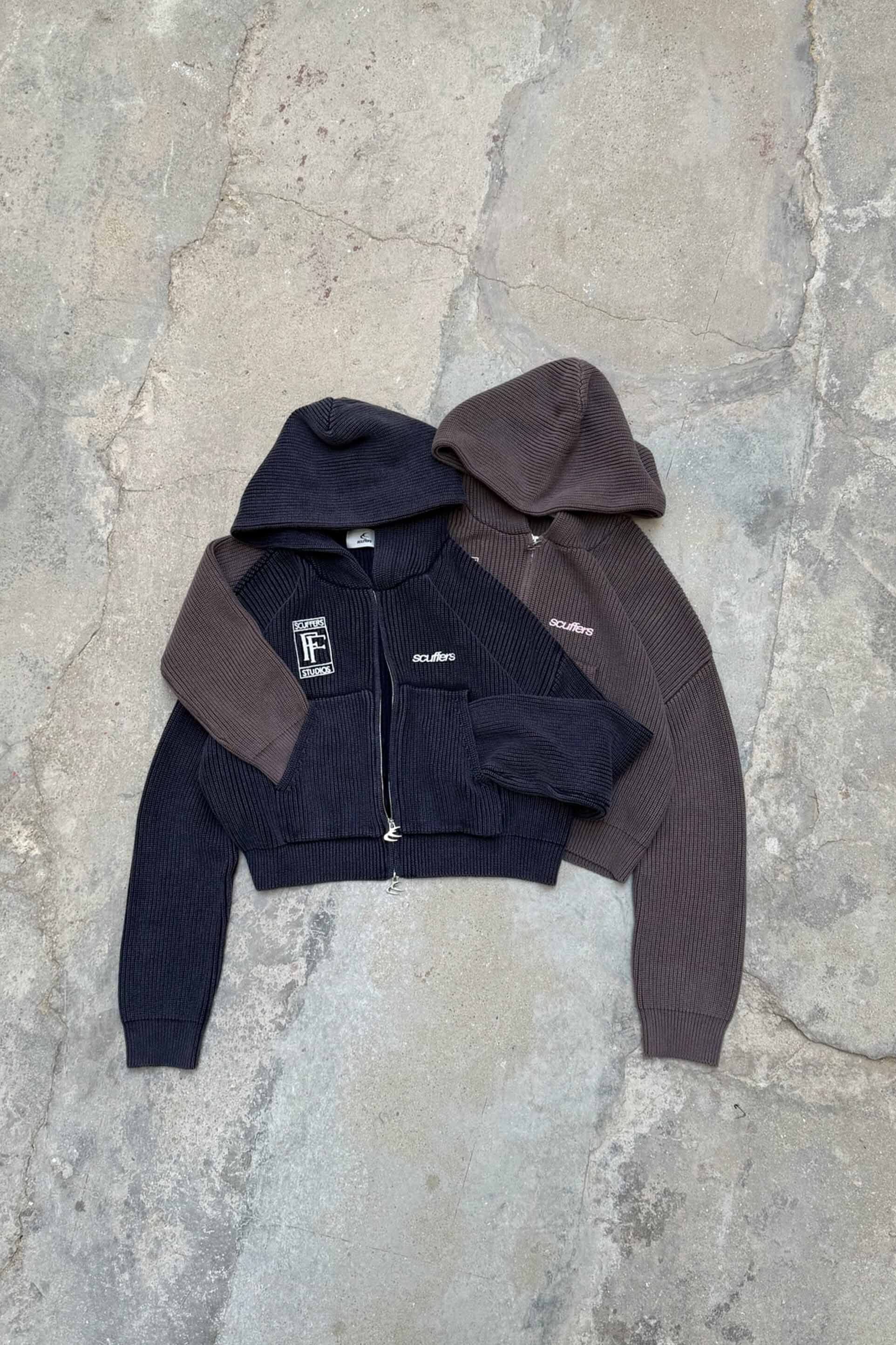 Signal Dark Knit Zipper – Scuffers