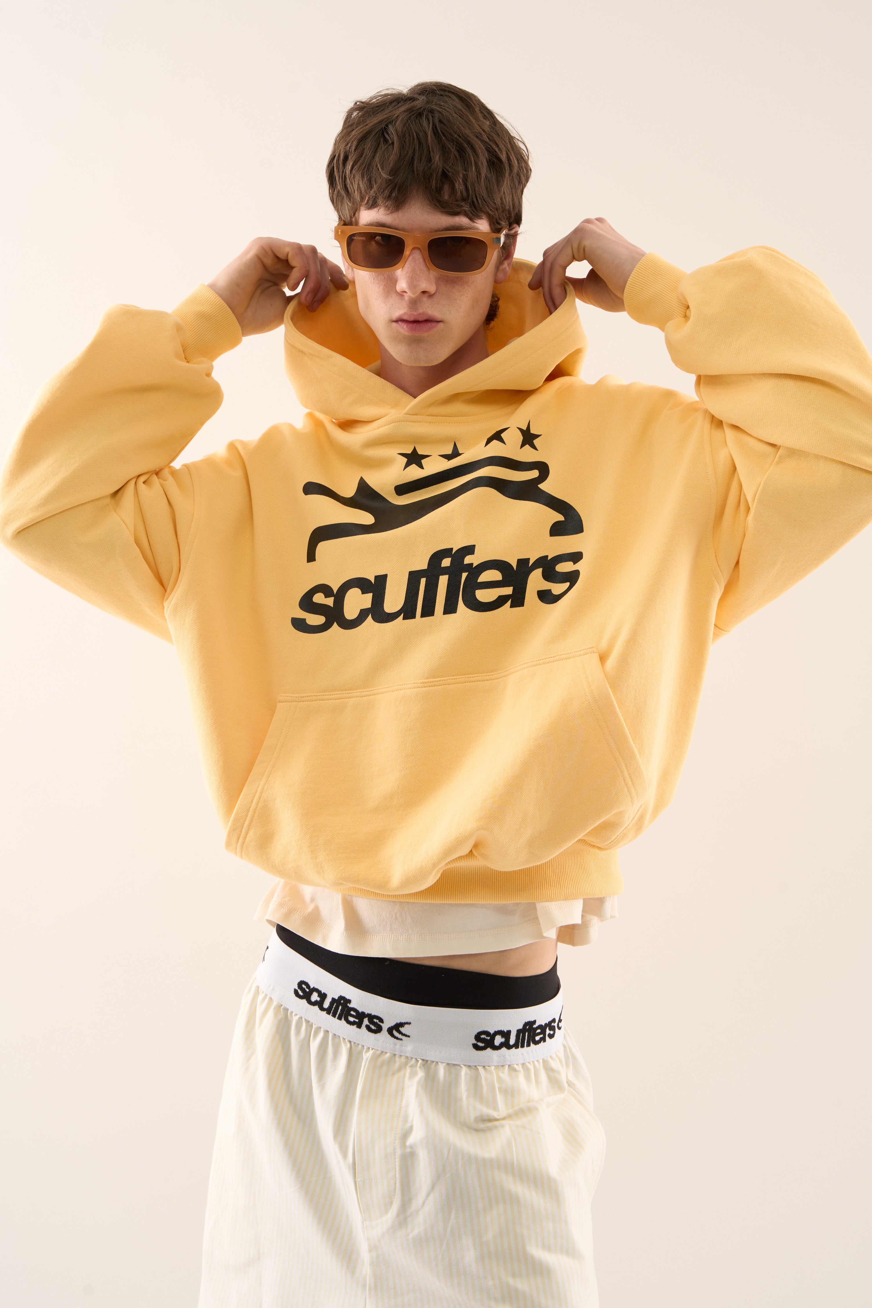 Greyhound Yellow Hoodie – Scuffers