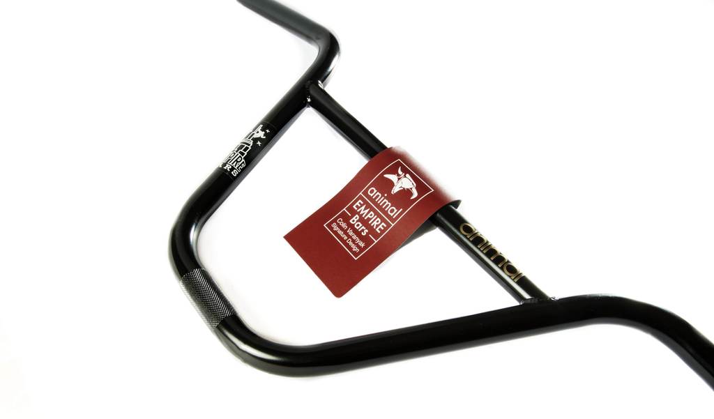 Animal Bikes Empire State Bars – 9.0″ – Black – Sams BMX