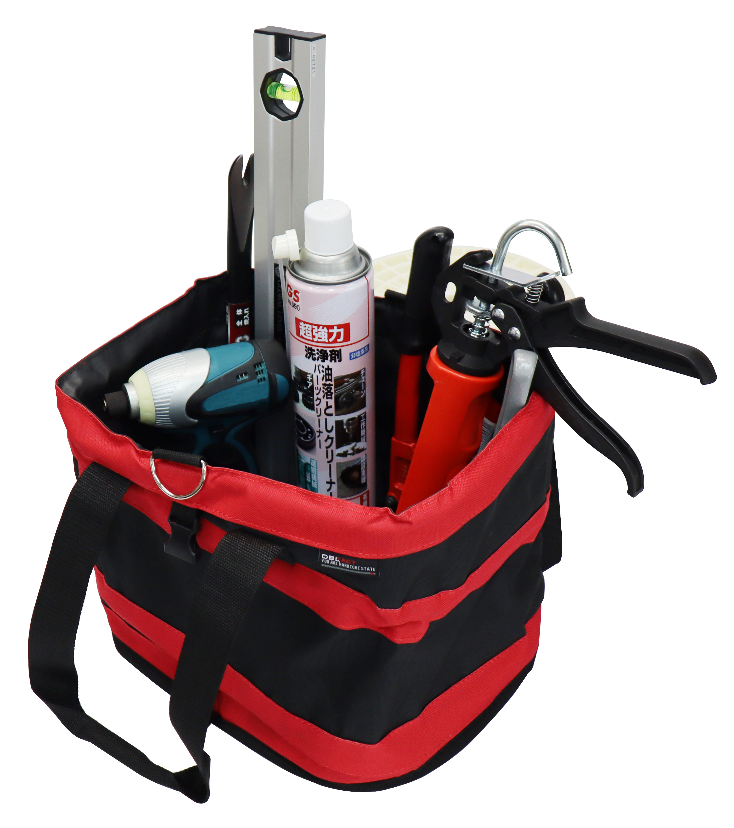 DTJ-SK 工具収納 工具バック ジャンピングバケツ 角型 Sサイズ｜株式