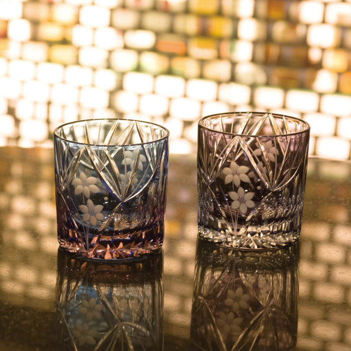 M-3067-BP 花籠文様 ミニオールド – 硝子工房 彩鳳