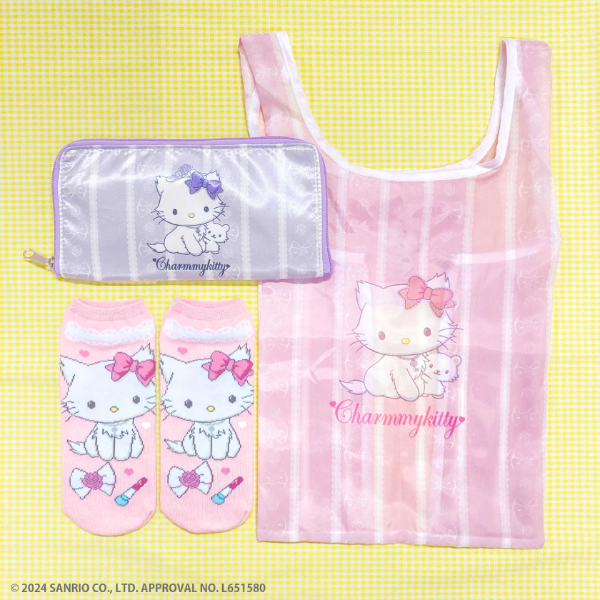 チャーミーキティ」の20周年を記念した平成レトロなコラボアイテムが