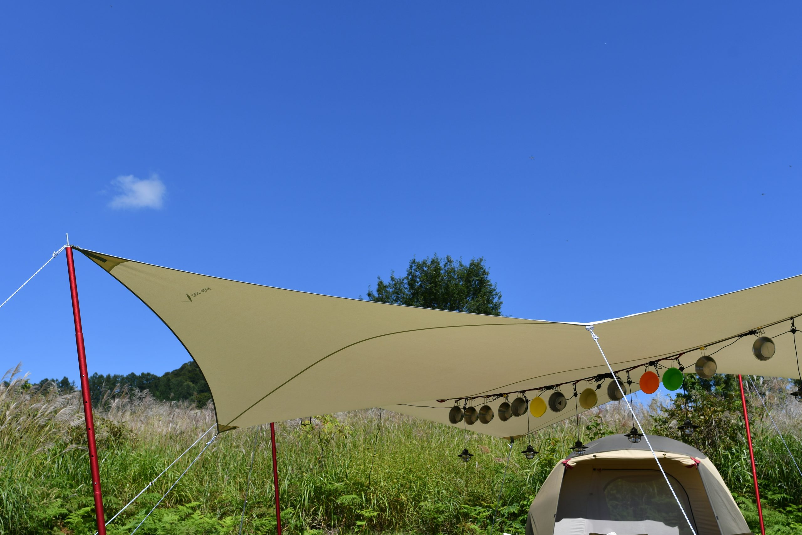 美品 テンマクデザイン 焚き火タープtcウィング テンマクデザイン