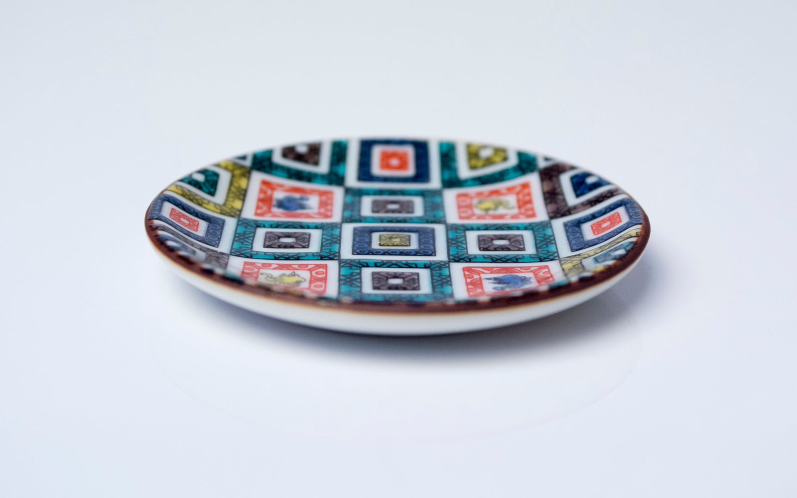 姫皿 古九谷色絵石畳文 MCH-01 – SEIKOU ONLINE