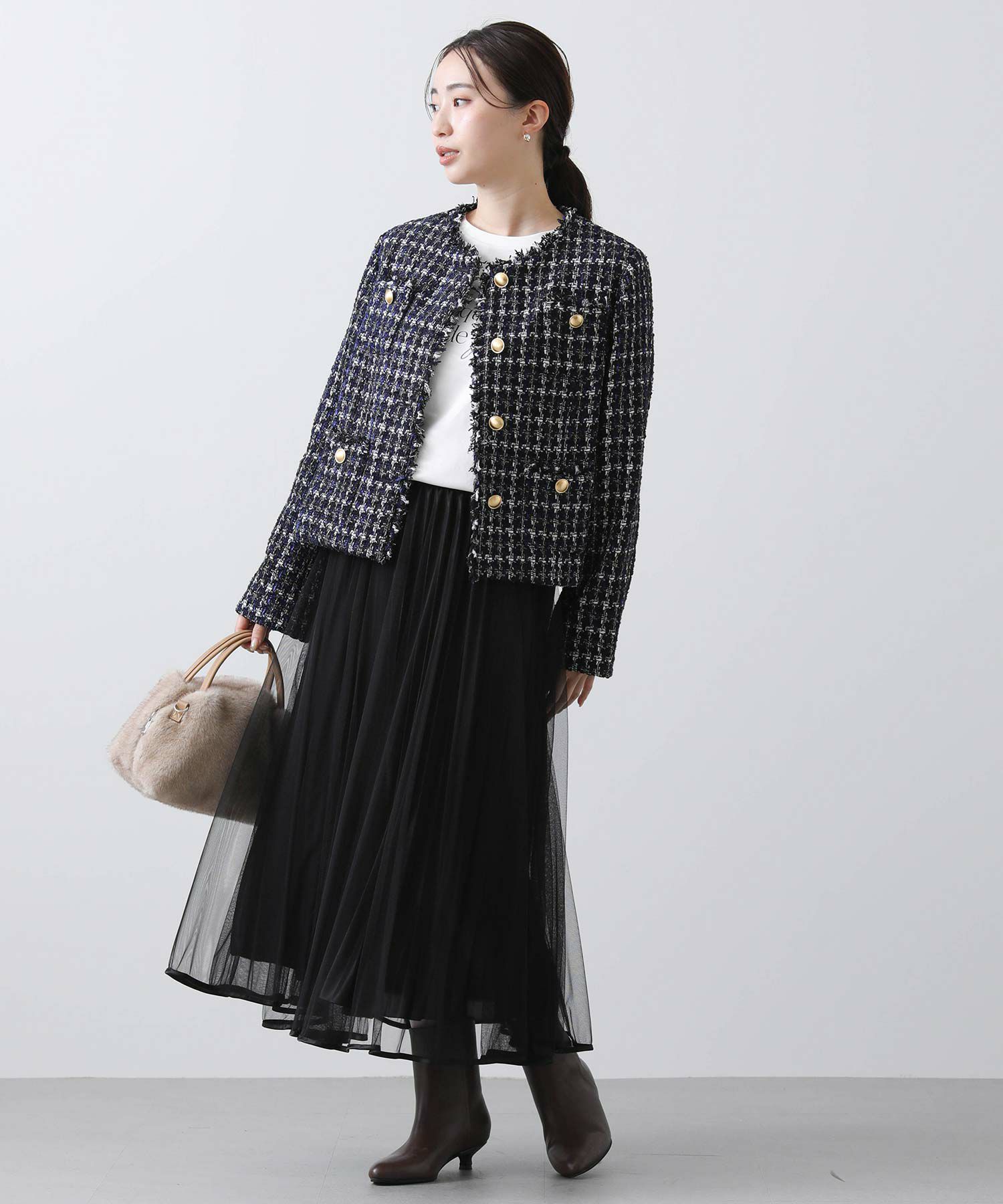 Gready Brilliant【2026年2月ファミリーセール対象】チェックツイード