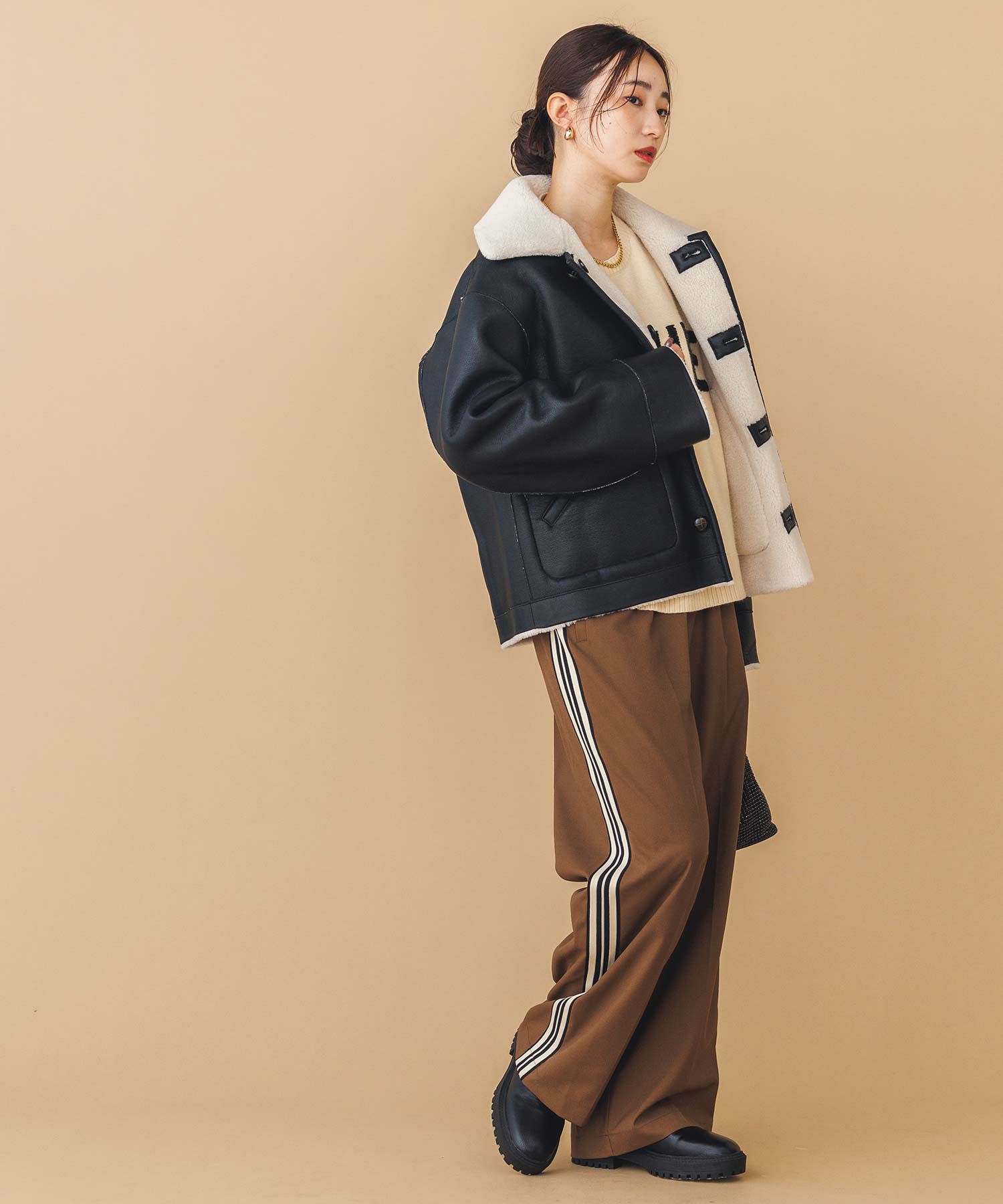 Gready Brilliant【2026年2月ファミリーセール対象】Fレザー×ムートン