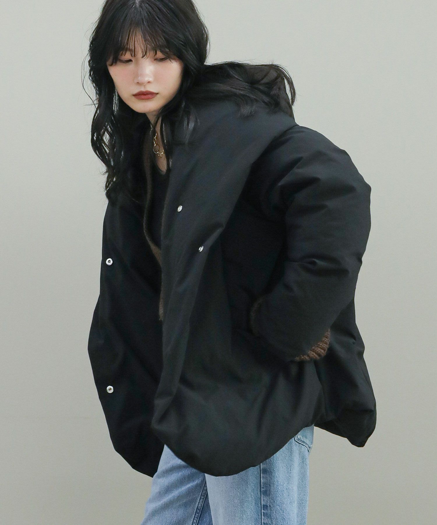 The rejoiceフーディーライクダウンコート | SEKIMIKI Online