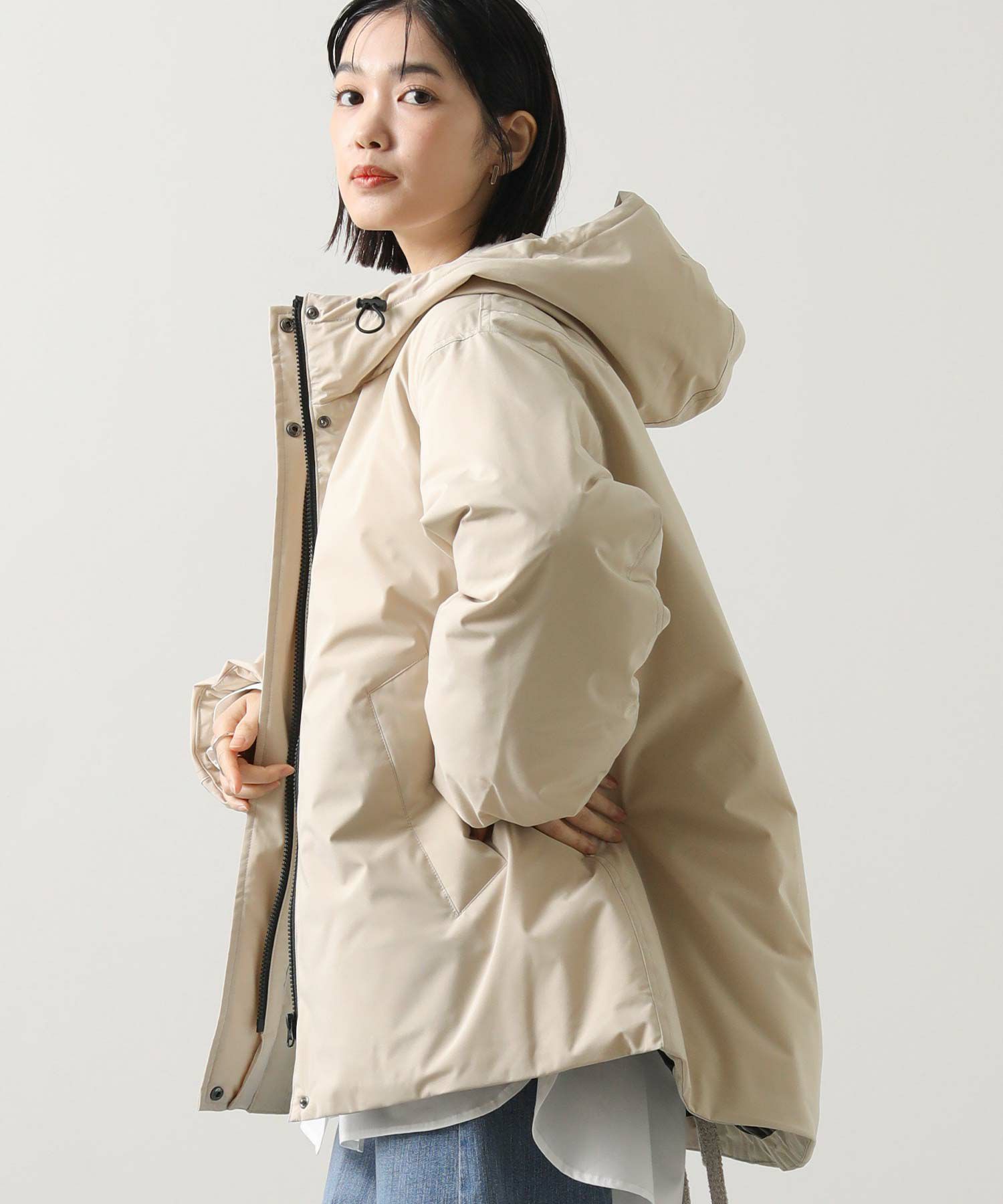 Gready Brilliantタフタフードダウン | SEKIMIKI Online