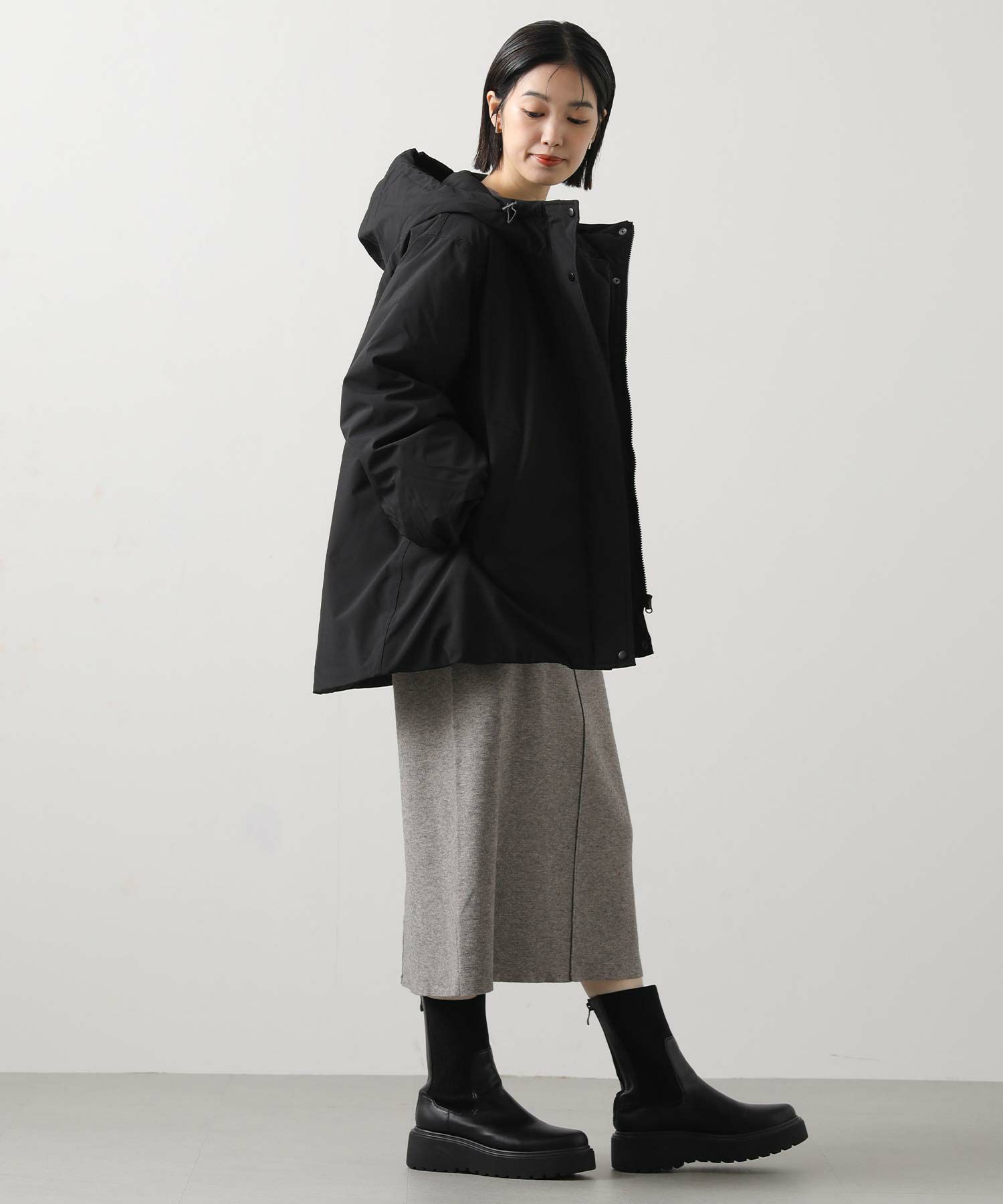 Gready Brilliantタフタフードダウン | SEKIMIKI Online