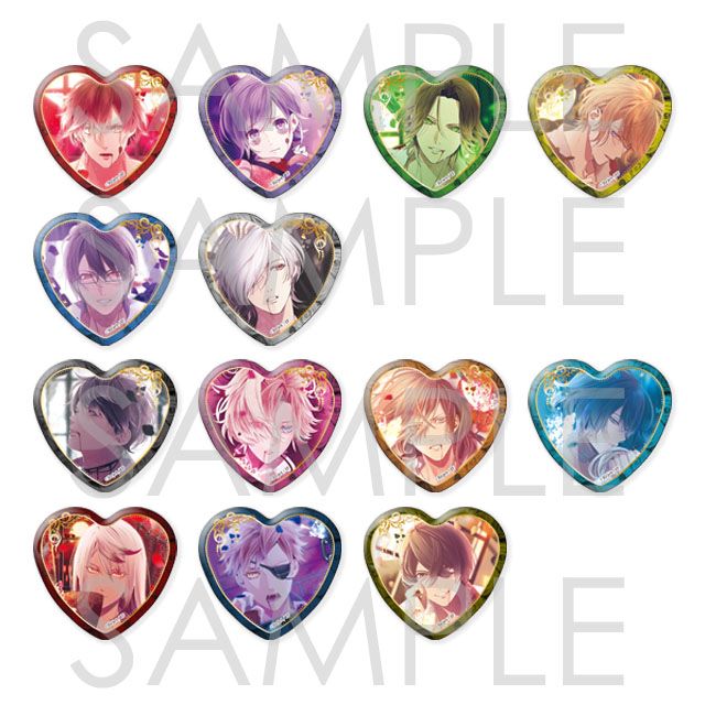 DIABOLIK LOVERS FARFALLA LUCIO（ファルファラルシオ） ラメハート缶