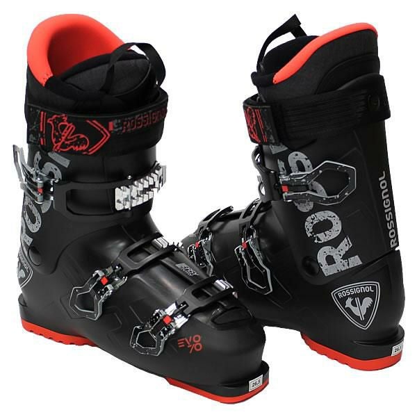 ロシニョール スキーブーツ EVO 70 ブラック レッド（24-25 2025