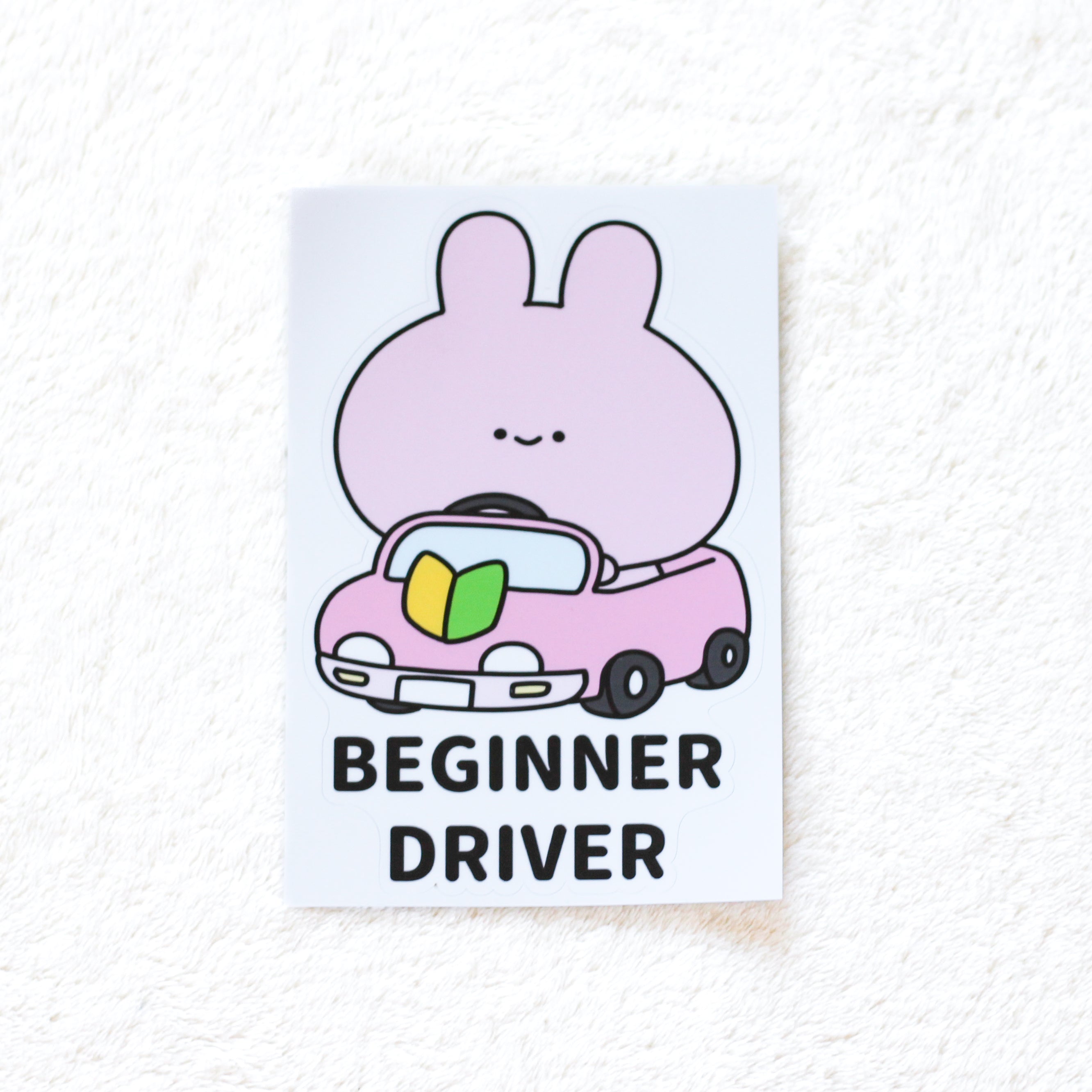 あさみみちゃん】BEGINNER DRIVERステッカー – SimpleSideMascots