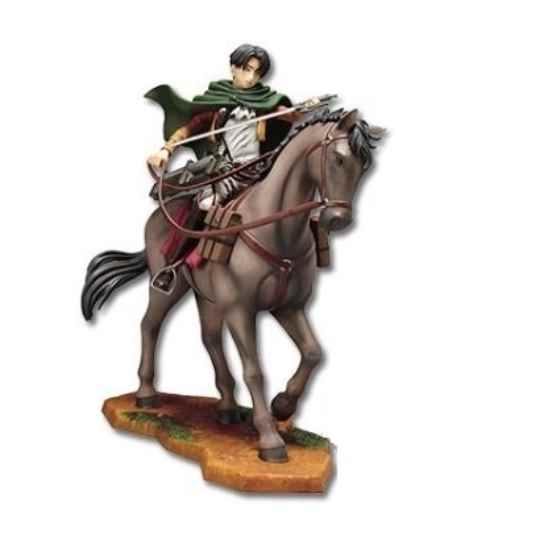 進撃の巨人 フィギュア リヴァイ兵長 乗馬している姿もカッコイイ