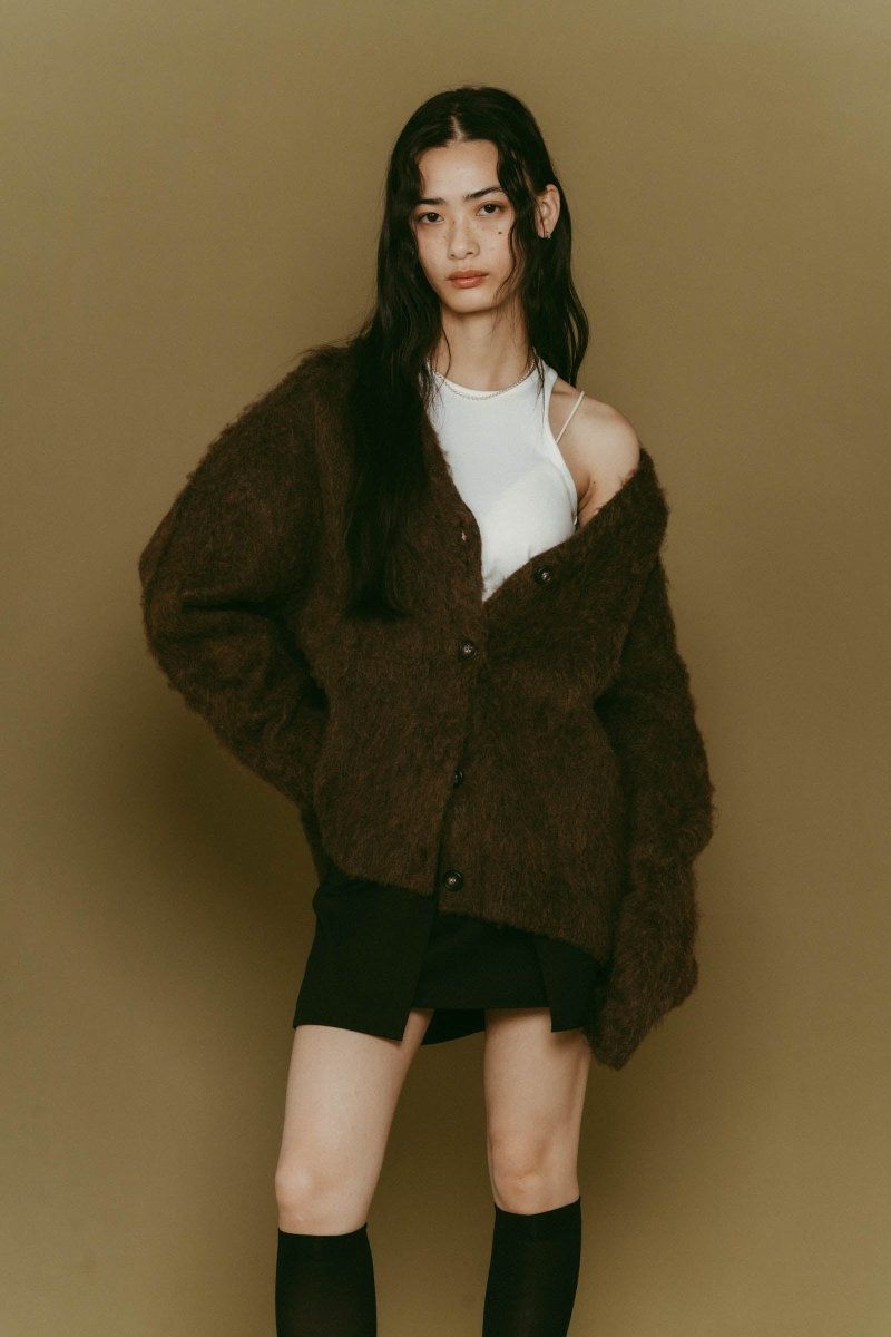 Knuth Marf - Vneck cardigan(unisex) / Vネックカーディガン