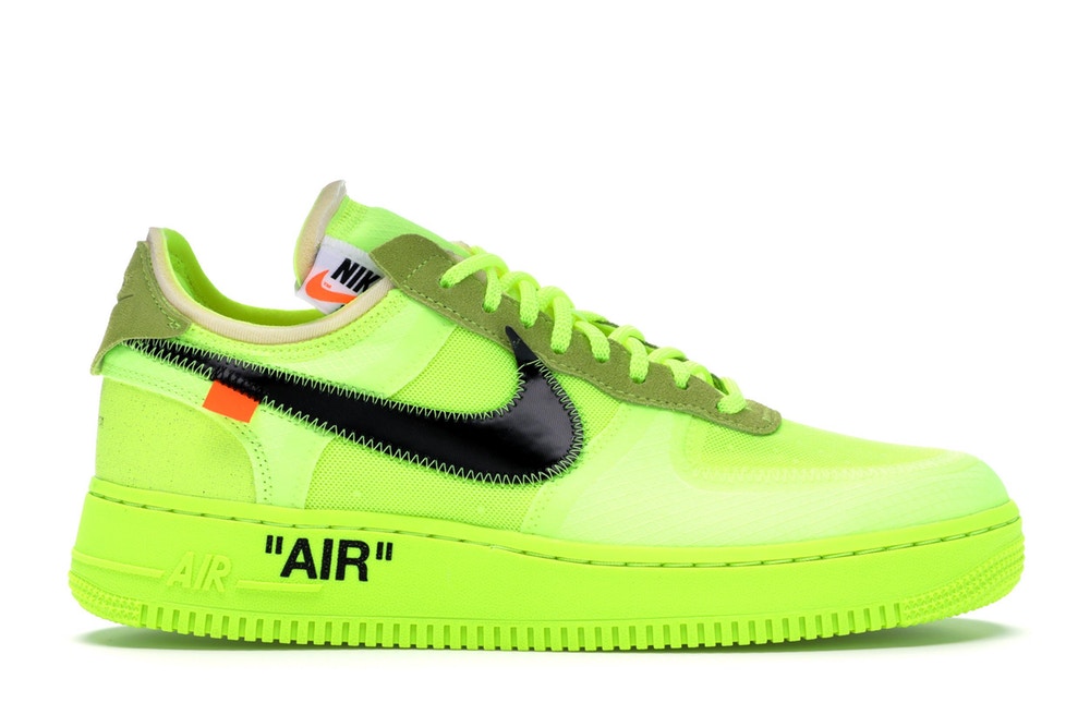 Nike Air Force 1 Low Off-White Volt – shoegamemanila