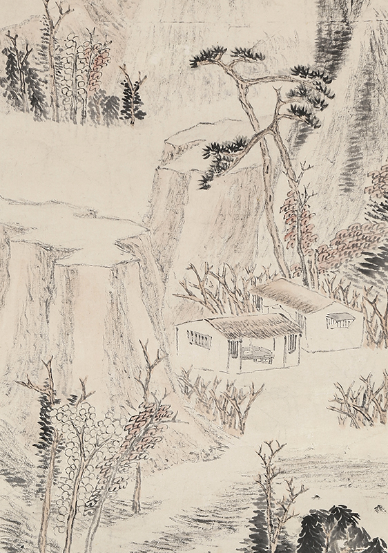 秋景山水図｜商品一覧｜新古美術わたなべ