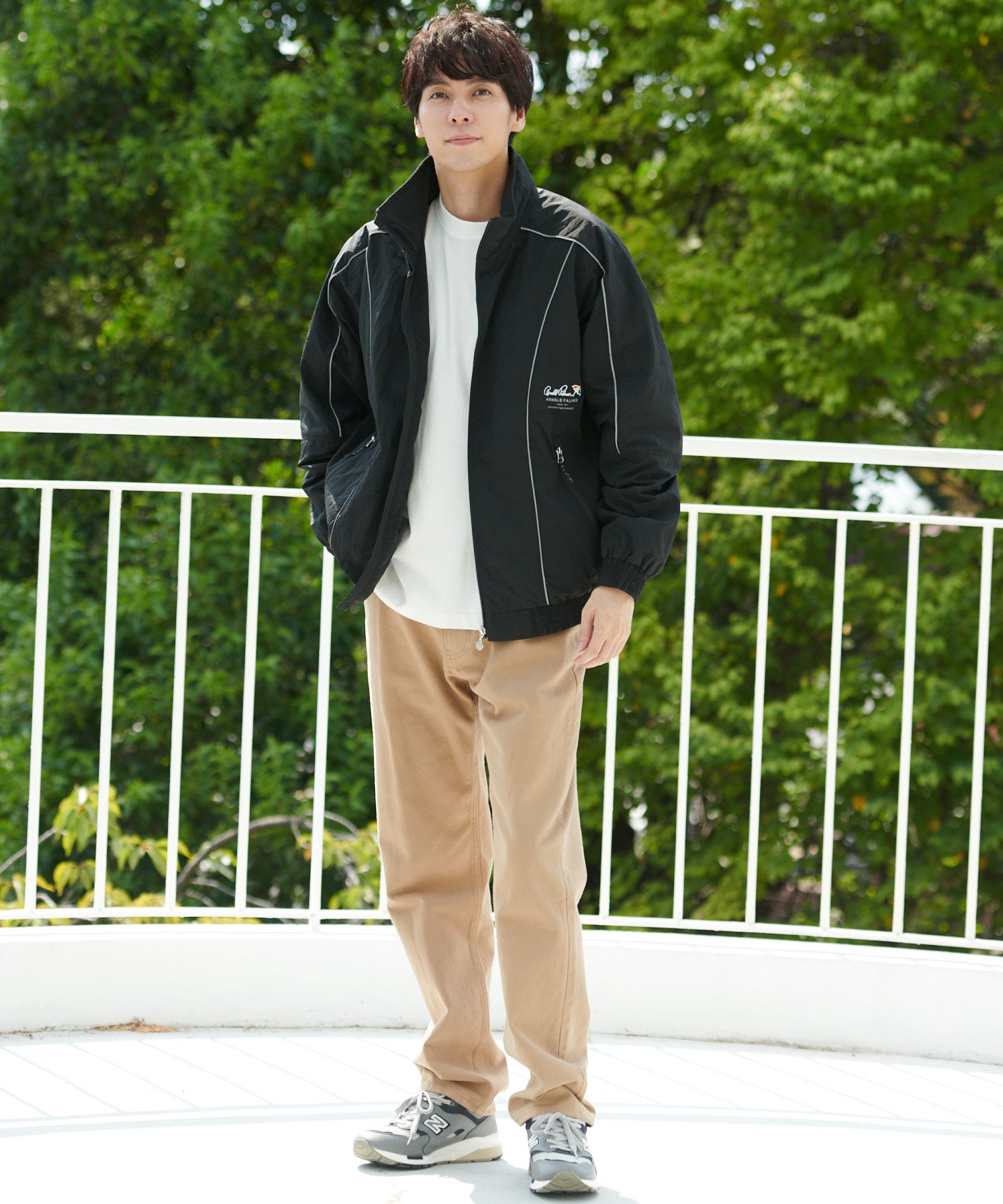 シェアパイピング トラックジャケット（ナイロンジャケット/ユニ