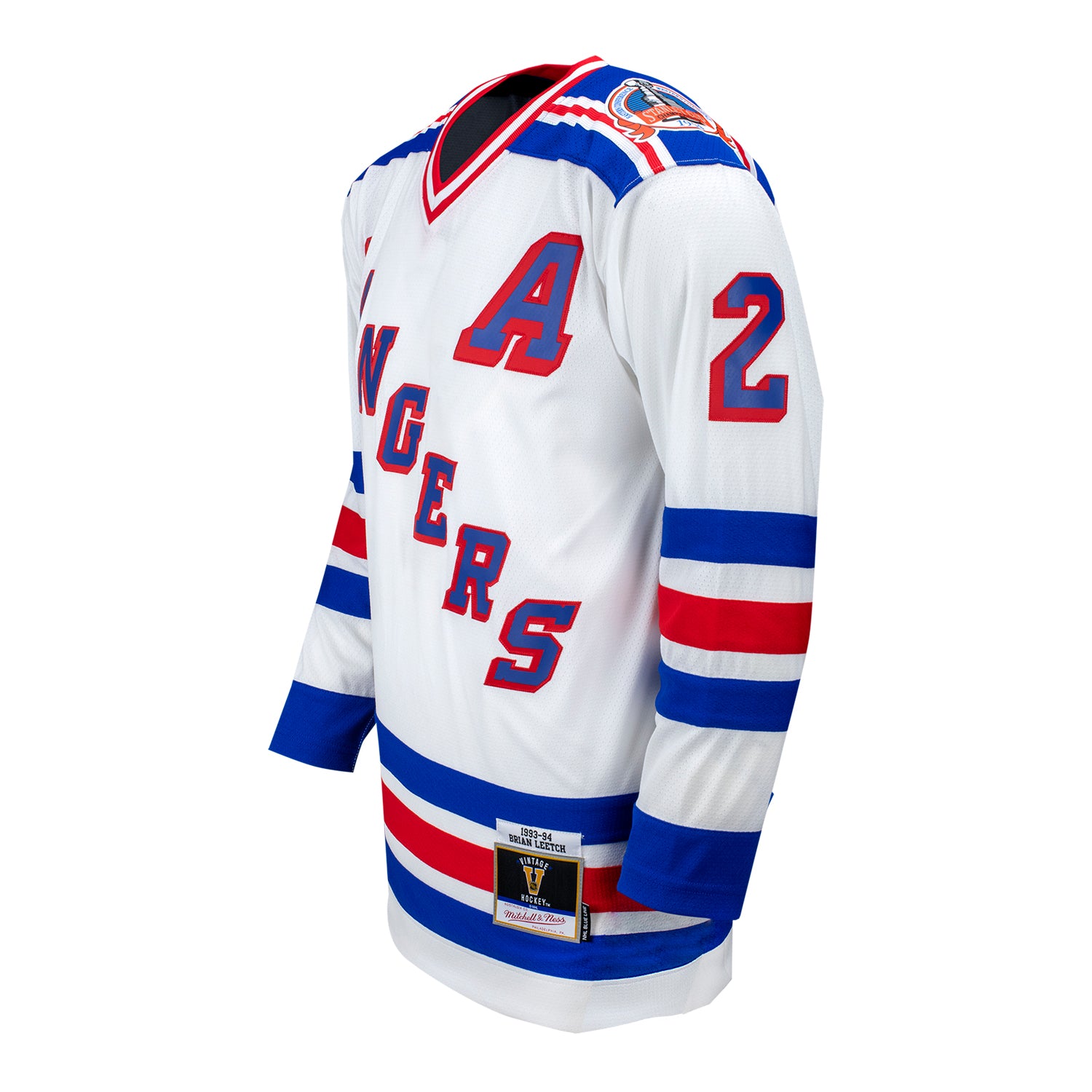 Mitchell & Ness Rangers Brian Leetch 1993 Home Jersey – Shop