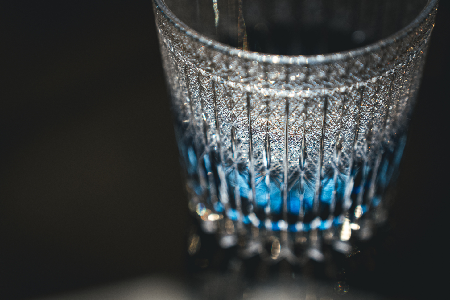 Old Fashioned Glass華-Hana- 藍 Luxury Class – 根本硝子工芸