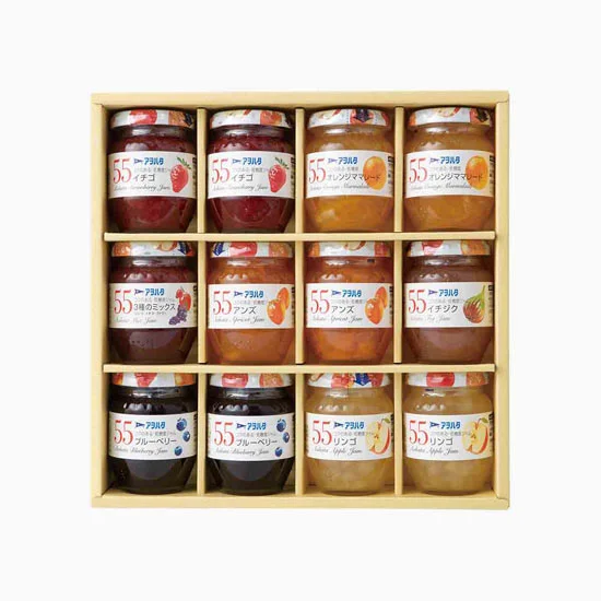 アヲハタ 55 ジャム12瓶セット 3240円：販促ノベルティ | 法人営業