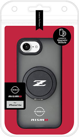 Z nismo iPhone16e用 MagSafeアクセサリー対応 スタンドリング付背面
