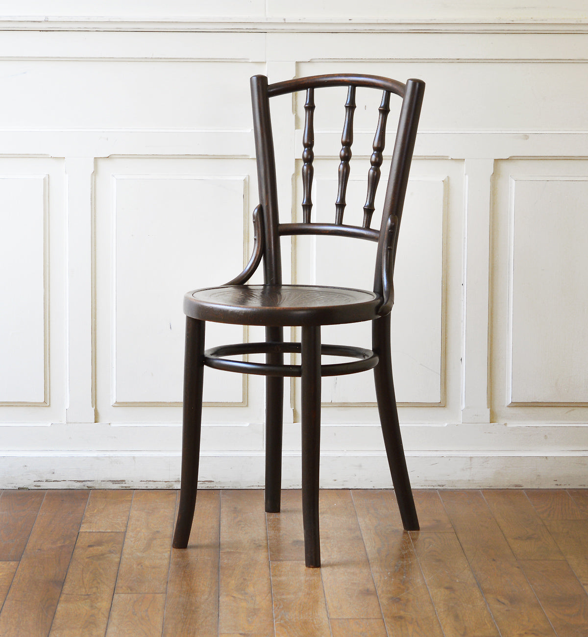 英国アンティーク木製ベッドルームチェア/椅子イス/飾り棚/キッチン(89