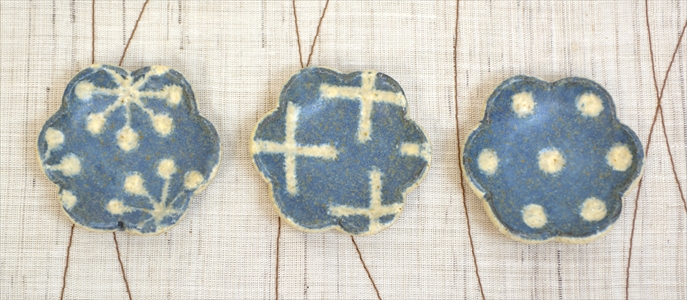 和雑貨 四季彩堂 オンラインショップ / 笠間焼 豆皿箸置き