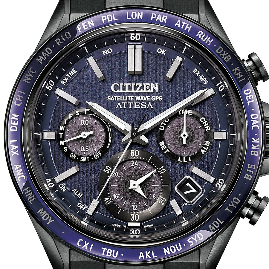 シチズン アテッサ アクトライン ブラックチタン CC4059-64L メンズ