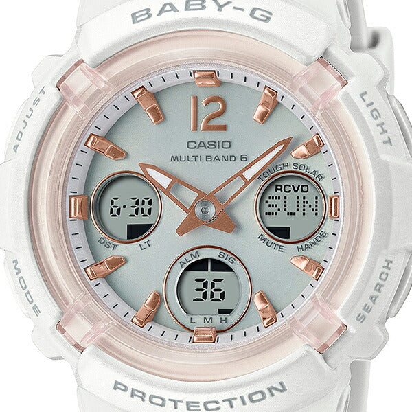 BABY-G BGA-2800-7AJF レディース 電波ソーラー アナデジ 樹脂バンド