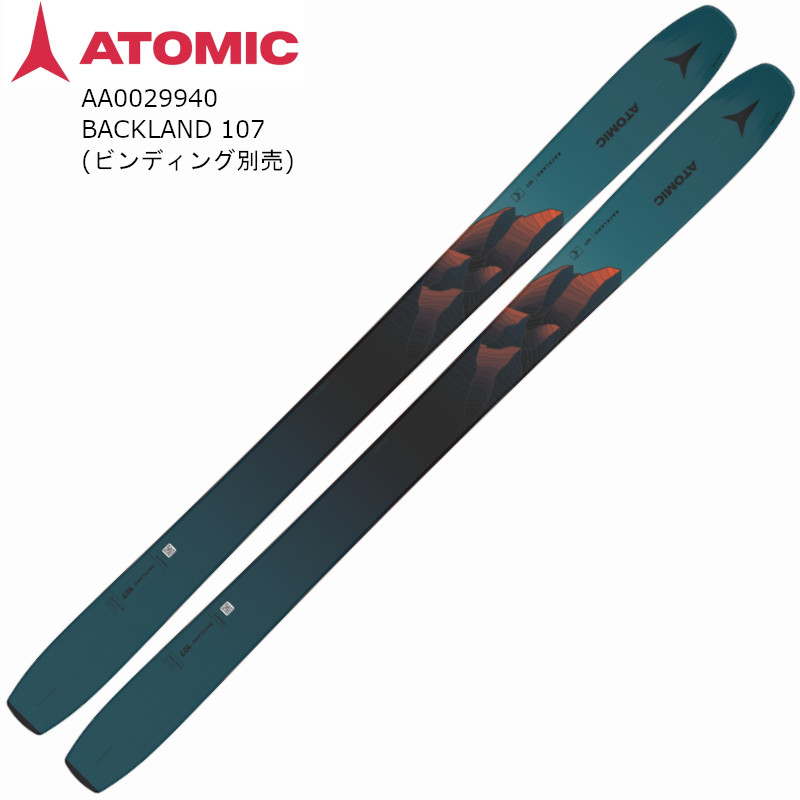 楽天市場】アトミック スキー板 2024 ATOMIC BACKLAND 100 バック