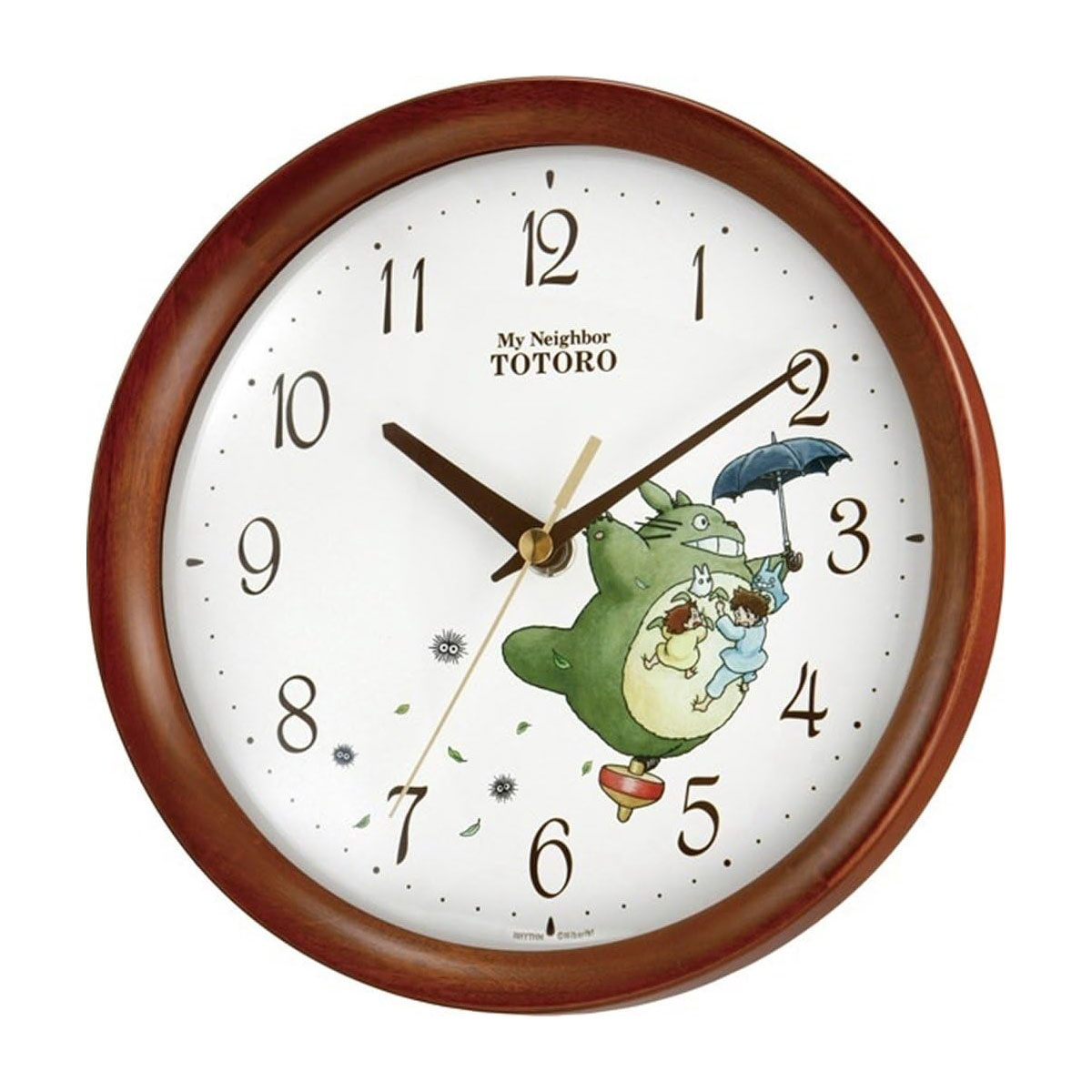 楽天市場】壁掛けフック特典有☆となりのトトロ 掛け時計 トトロM899