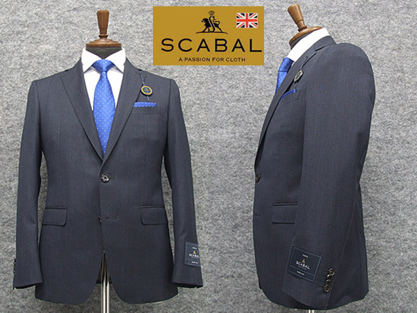 楽天市場】秋冬物 [Scabal] スキャバル スタイリッシュ2釦シングル