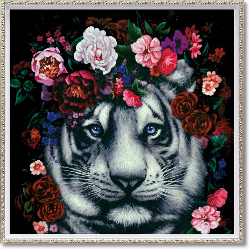 楽天市場】「カラフルタイガー」Lサイズ 虎・とら・トラ・動物