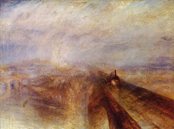 楽天市場】手描き 油絵 模写 複製画 ウィリアム・ターナー「雨、蒸気